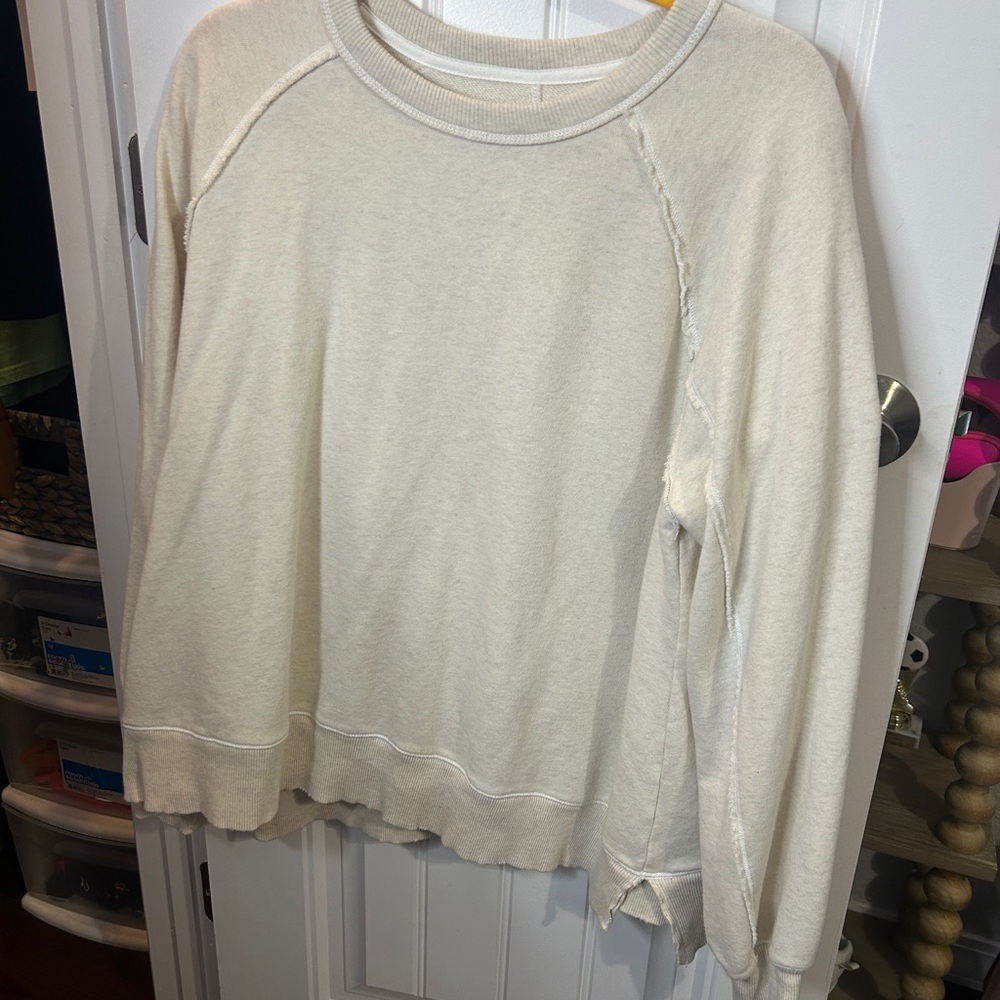 Aerie Cream Sweatshirt